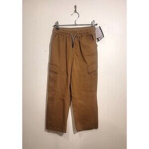 Art Class Brown Drawstring Cargo Pants, Boys Size Small (6-7), NWT